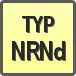 Piktogram - Typ: NRNd